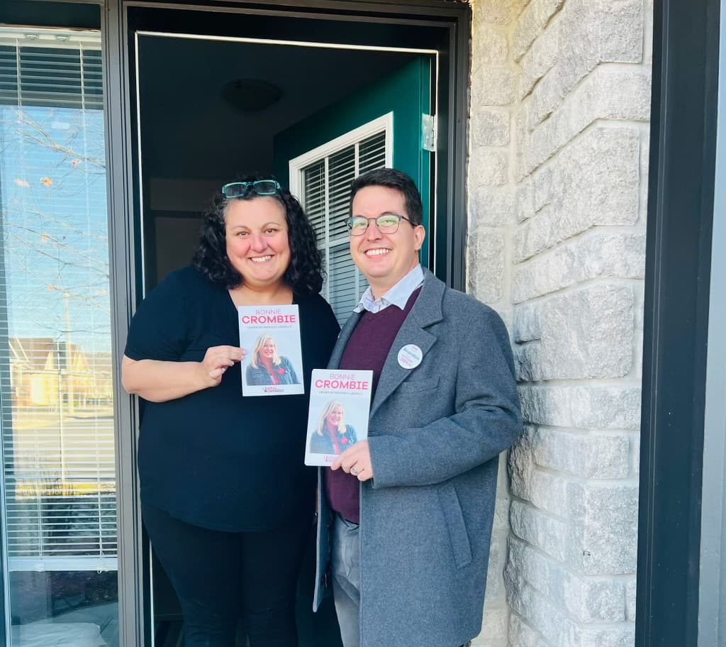 Pre-election canvassing in Carleton