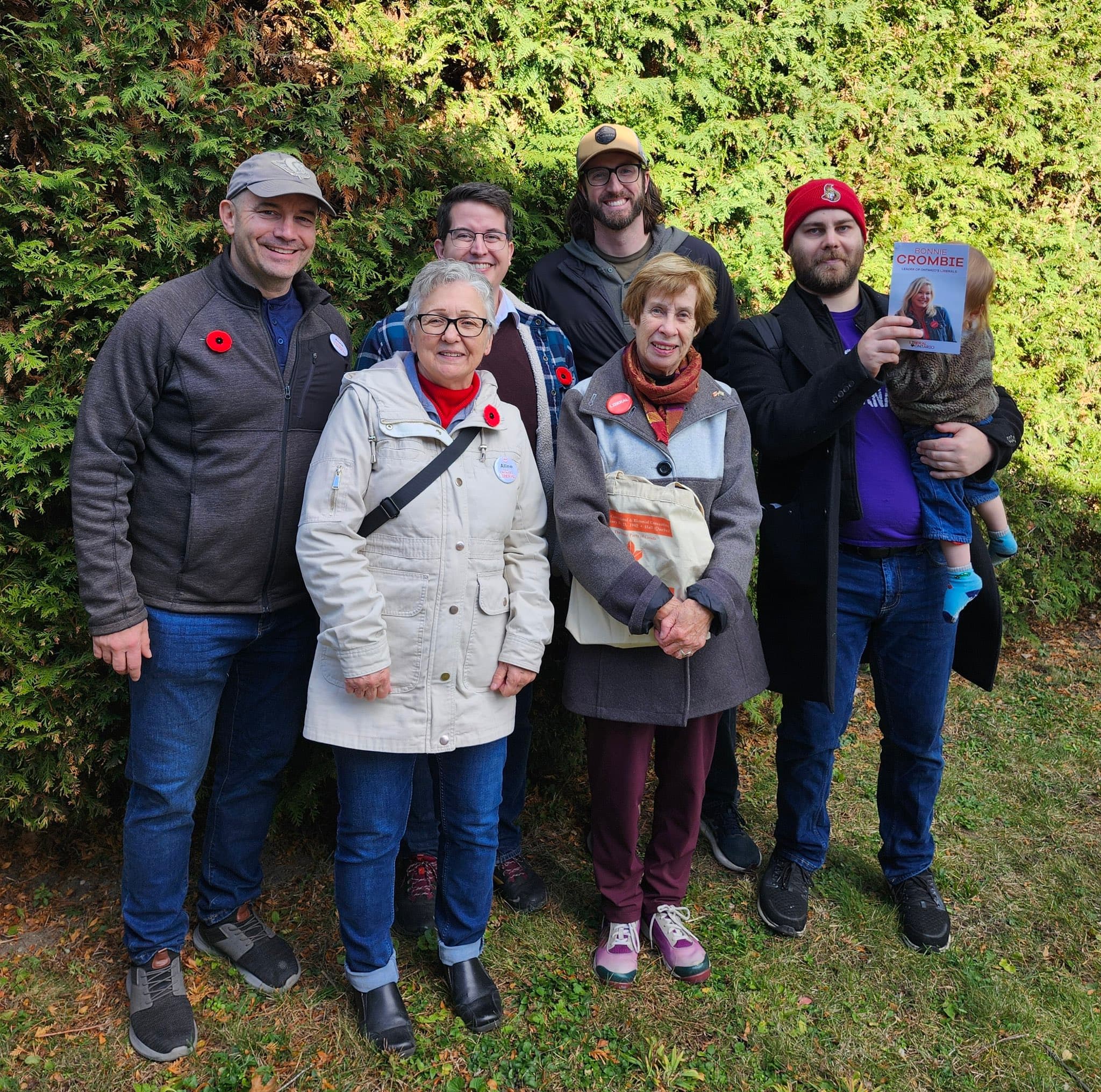 Pre-election canvassing in Carleton