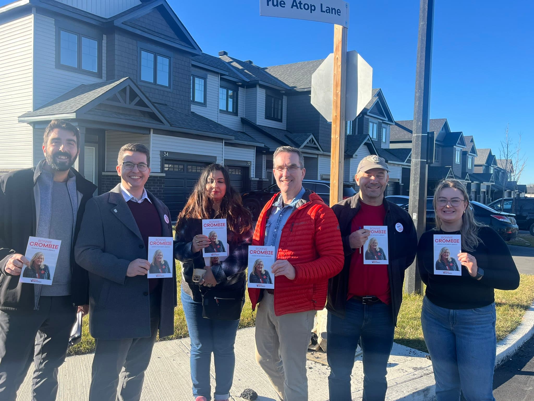 Pre-election canvassing in Carleton