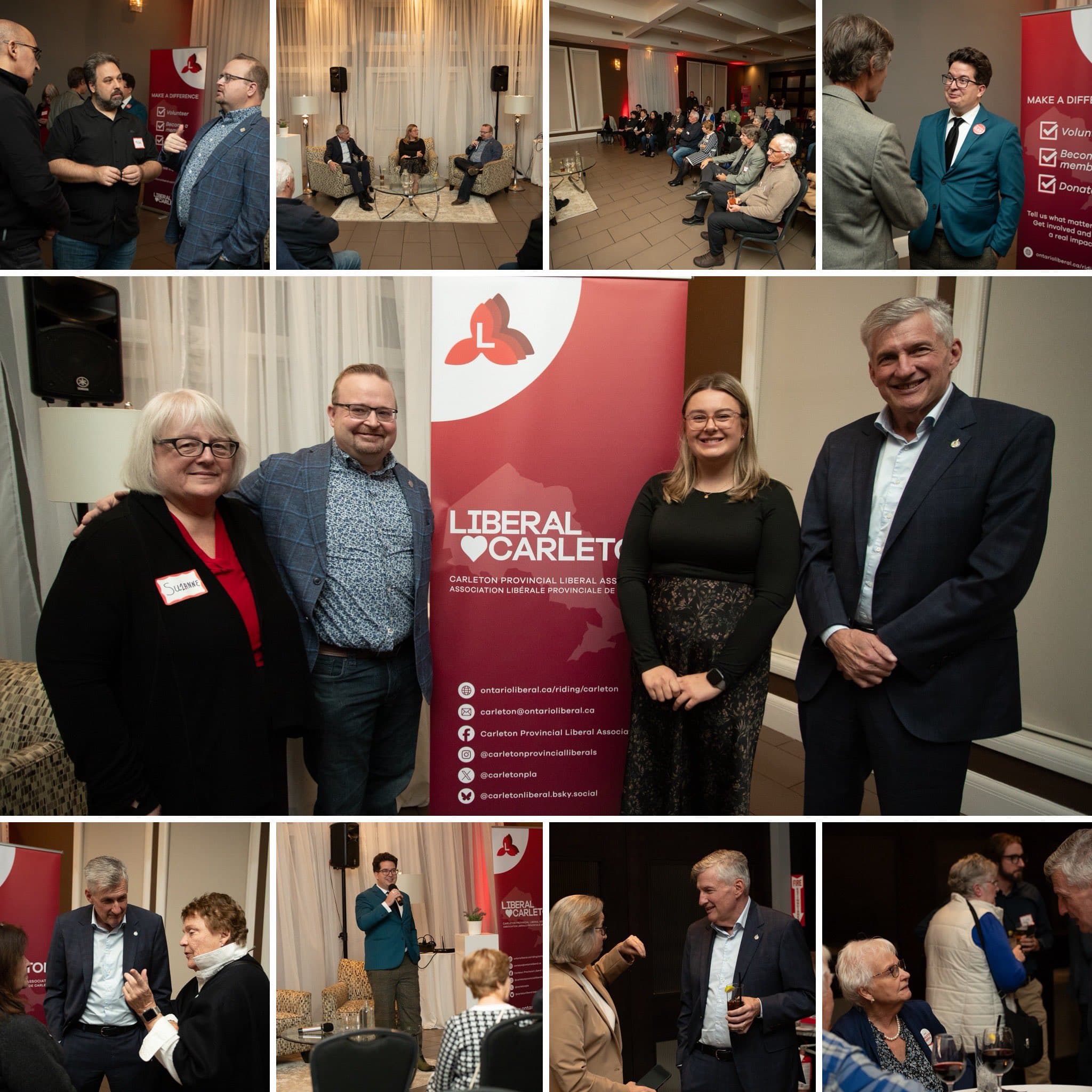 Carleton Provincial Liberal fundraiser event with Stephen Blais and Bruce Fanjoy