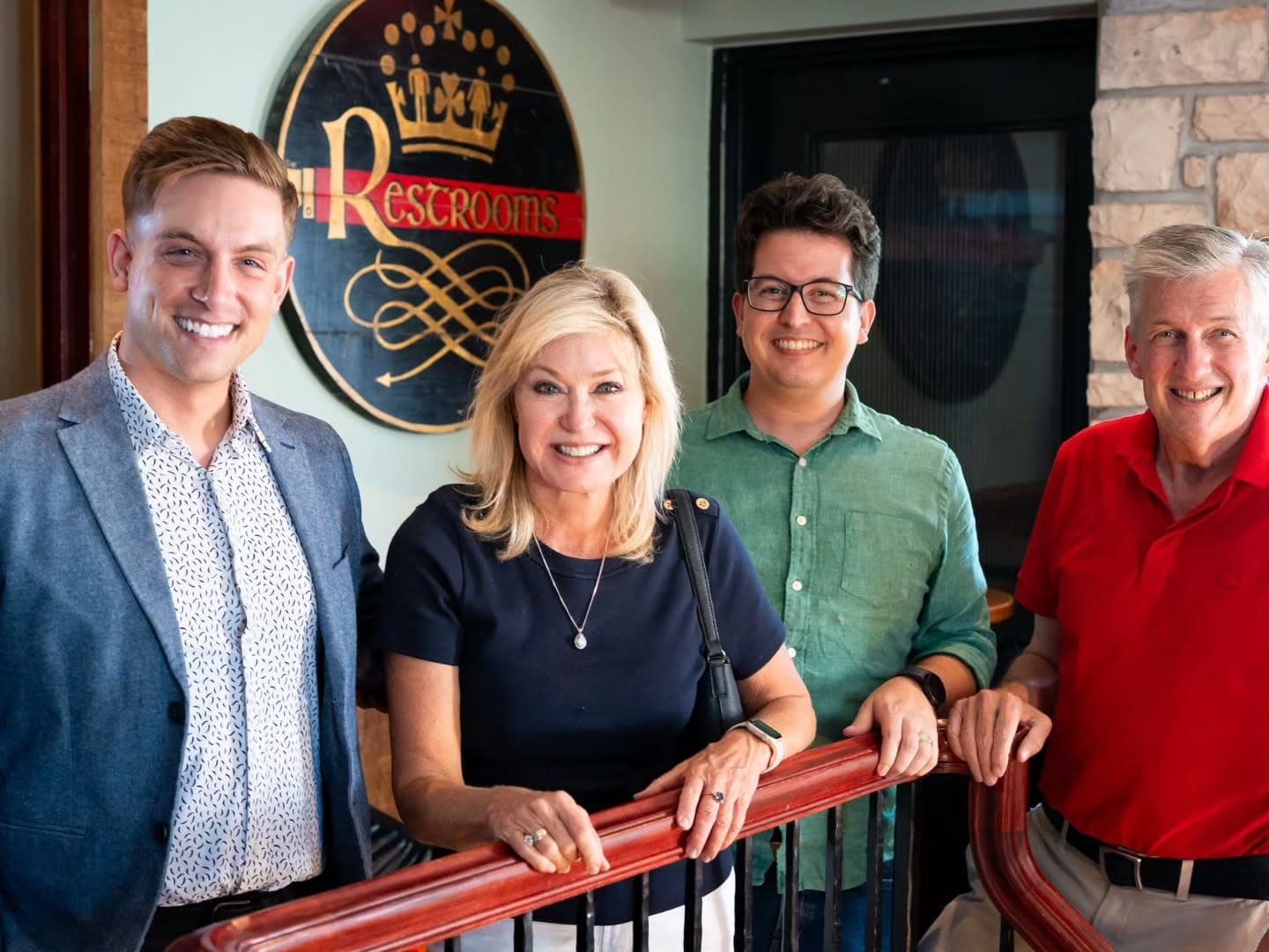 Ontario Liberal Party event with Tyler Watt, Bonnie Crombie, and Bruce Fanjoy