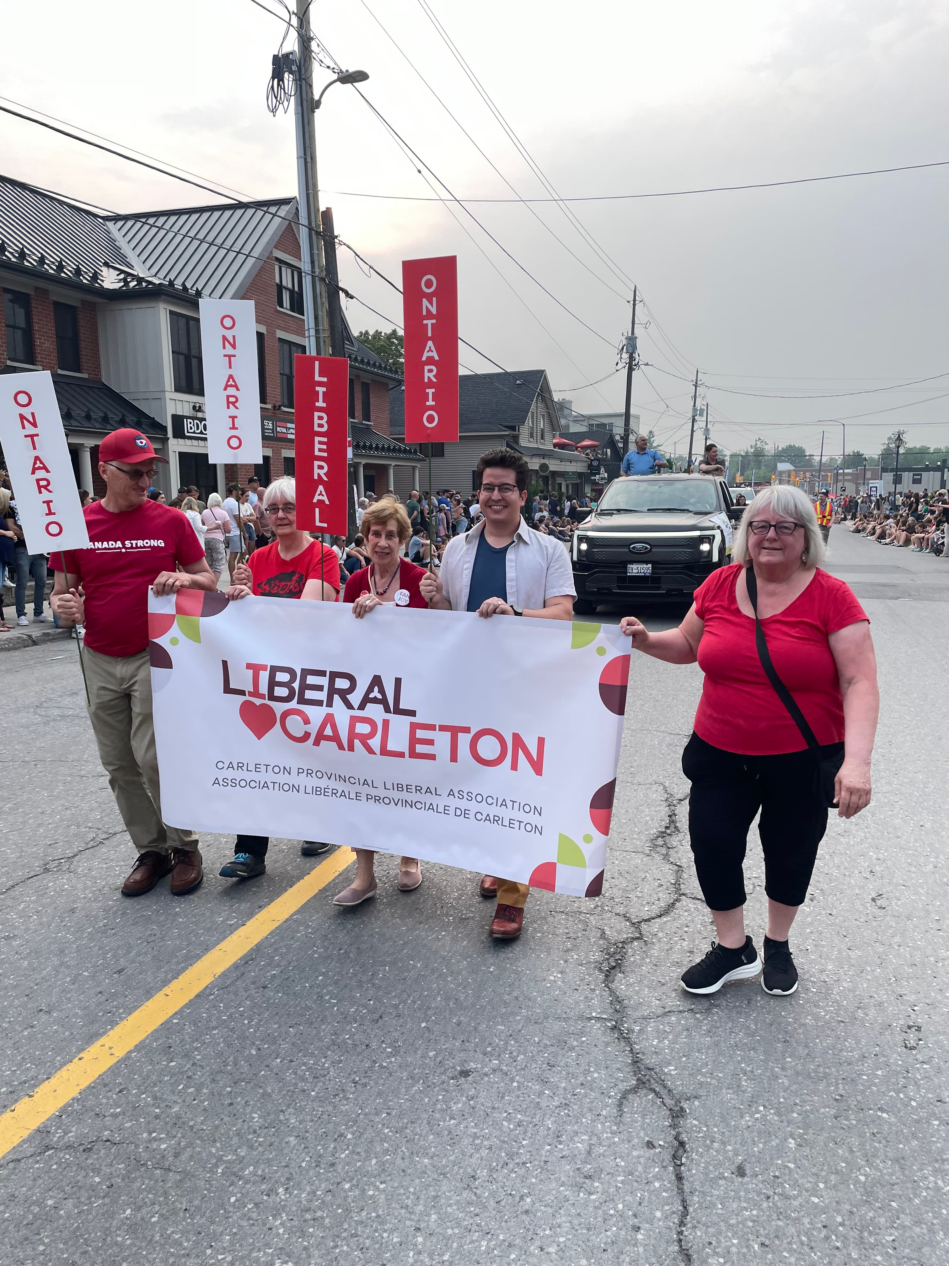 Ontario Liberal Party at the Dickinson Days parade