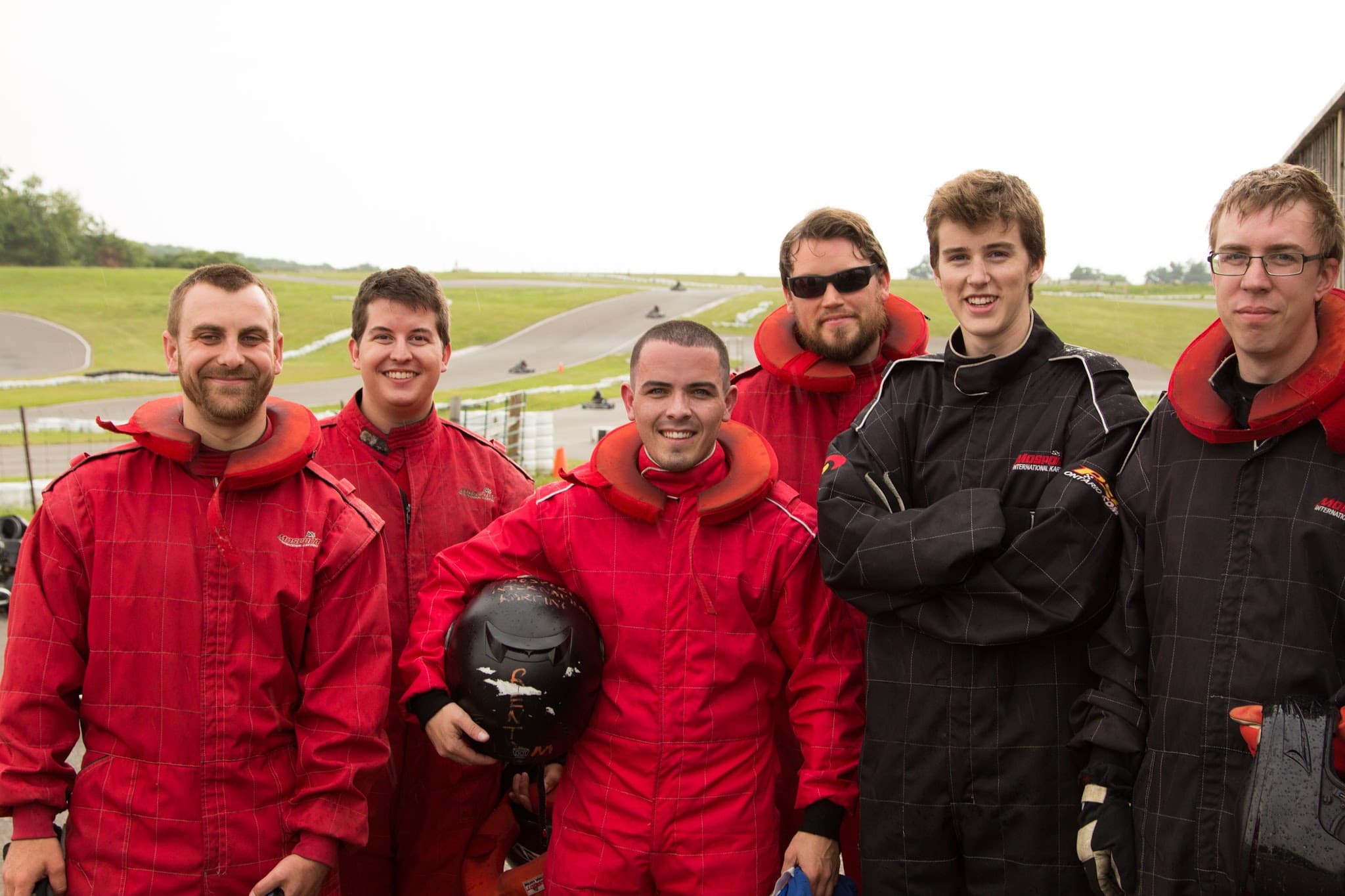 Go-karting with friends